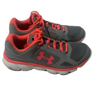 Under Armour Micro G Assert V Women's Running Shoes Gray Pink Size US 9.5